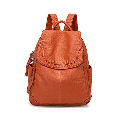 Vibe - Washed Leather Backpack